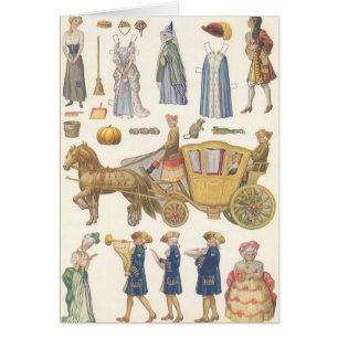 Vintage Victorian Paper Doll Toys, Cinderella