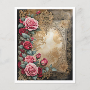 Vintage Victorian Paper Sheet