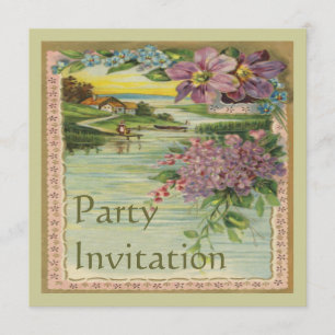Vintage Victorian Party Invitation