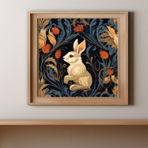Vintage Victorian Rabbit  Poster