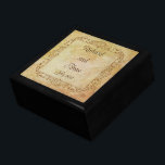 Vintage Victorian Romantic Fairytale Wedding  Gift Box<br><div class="desc">Vintage Victorian fairy tale steampunk goth themed wedding stickers. In earth tones and sepia on a parchment background. Customise with the bride and groom's names and the date.</div>