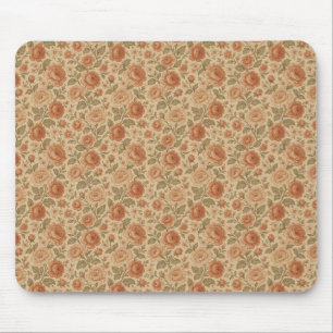 vintage Victorian Roses patterned Mouse Pad