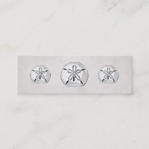Vintage Victorian Sand Dollar Business Card