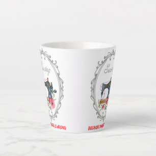 Vintage Victorian Sewing Latte Mug