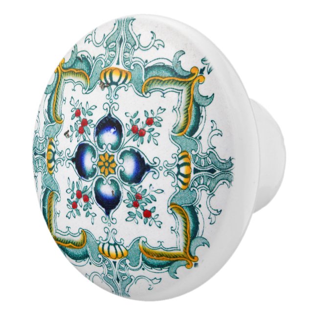 Vintage Victorian Style Beautiful Furniture Ceramic Knob (Right)