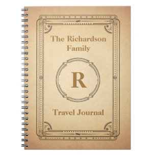 Vintage Victorian Style Travel Journal