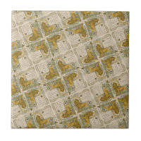 Vintage Victorian The Frightened Lion pattern