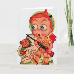 Vintage Victorian Valentines Day Card