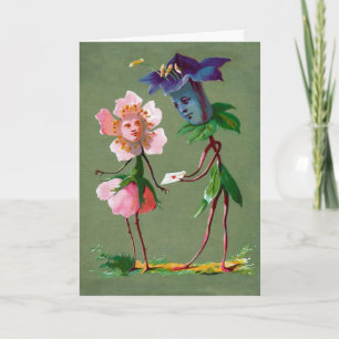 Vintage Victorian Valentine's Day Card