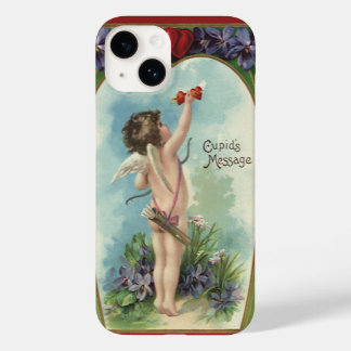 Vintage Victorian Valentine's Day, Cupid's Message Case-Mate iPhone 14 Case