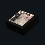 Vintage Victorian Wedding Ceremony Bride and Groom Gift Box<br><div class="desc">Vintage illustration love and romance Victorian wedding ceremony image with the bride and groom getting married.  The newlyweds are kneeling on a pillow and the bridesmaids are wearing elegant fancy hats with feathers and holding bouquets of flowers. Artist: Harrison Fisher,  titled The Wedding.</div>