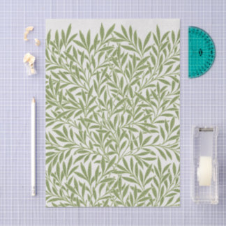 Vintage Victorian Willow Leaves by William Morris Tissue Paper