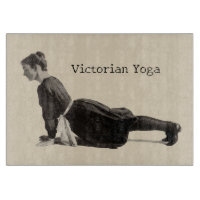 Vintage Victorian Yoga Woman Upward Dog Pose Print
