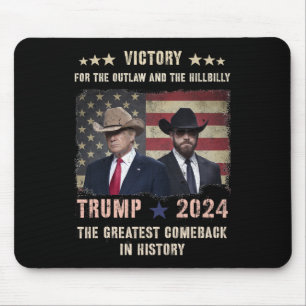 Vintage Victory Trump Vance We Won Party The Retur Mouse Pad