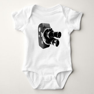 vintage video camera baby bodysuit