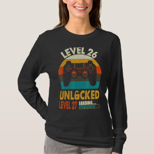 Vintage Video Game 26th Birthday Awesome Level 26 T-Shirt
