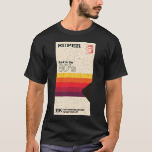 Vintage Video Tape Back to the 80 Memories Nostalg T-Shirt