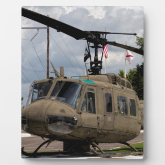 Vintage Vietnam Era Uh-1 Huey Military Chopper Plaque