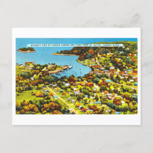 Vintage View of Camden, Maine, Postcard