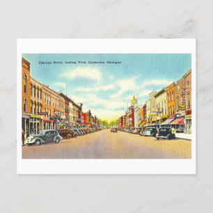 Vintage View of Coldwater, Michigan, Postcard
