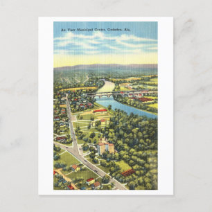 Vintage View of Gadsden, Alabama, Postcard