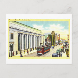Vintage View of New Bedford, Massachusetts, Postcard
