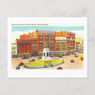 Vintage View of Portland, Maine, Postcard