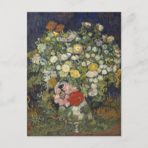 Vintage Vincent Van Gogh Bouquet of Flowers Postcard