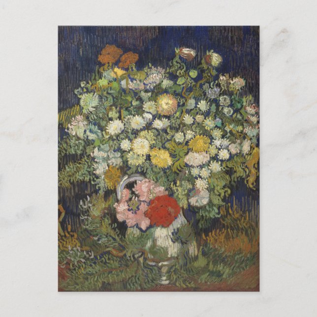 Vintage Vincent Van Gogh Bouquet of Flowers Postcard (Front)