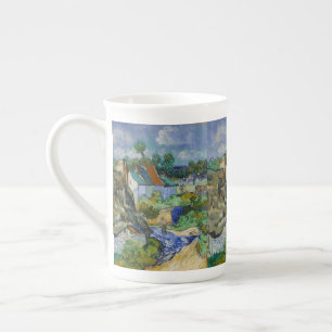 Vintage Vincent van Gogh Houses at Auvers Bone China Mug