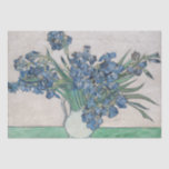 Vintage Vincent Van Gogh Irises Tissue Paper<br><div class="desc">A replica of painter Vincent Van Gogh's classic image of purple irises in a pitcher appears on this vintage tissue paper.</div>