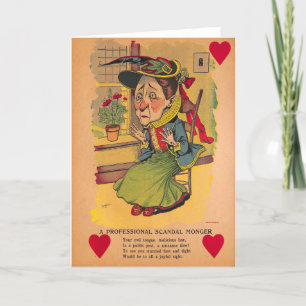 Vintage Vinegar Valentine - Scandel Monger, Holiday Card