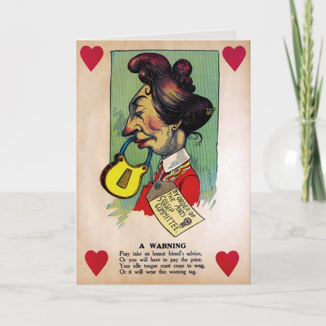 Vintage Vinegar Valentines Card (Front)
