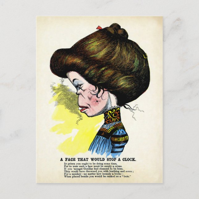 Vintage Vinegar Valentines Day Postcard (Front)