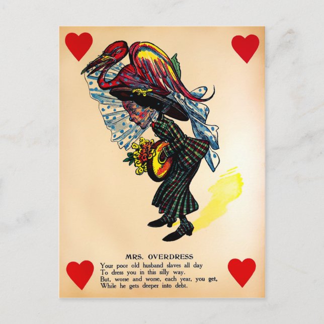 Vintage Vinegar Valentines Day Postcard (Front)
