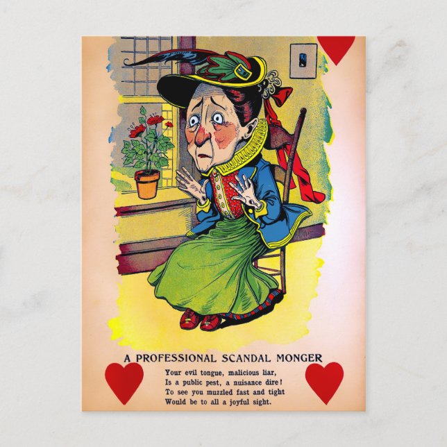 Vintage Vinegar Valentines Day Postcard (Front)