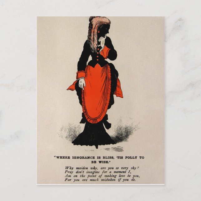 Vintage Vinegar Valentines Day Postcard (Front)