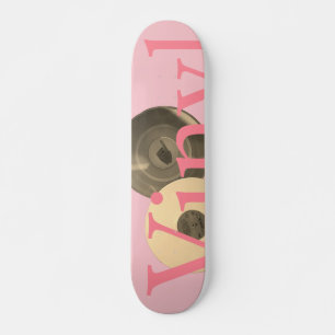 Vintage vinyl pk skateboard