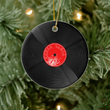 Vintage Vinyl Record - Music Lover Christmas