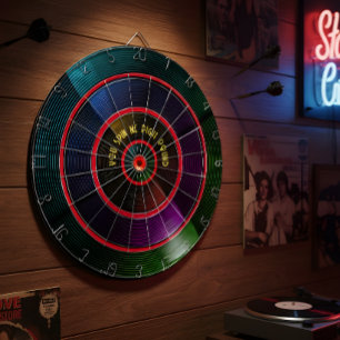 Vintage Vinyl Record - Music Room Dartboard