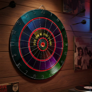 Vintage Vinyl Record - Music Room Retro Dartboard