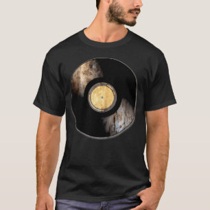 Vintage Vinyl Record Rust Texture - Retro Music Dj T-Shirt
