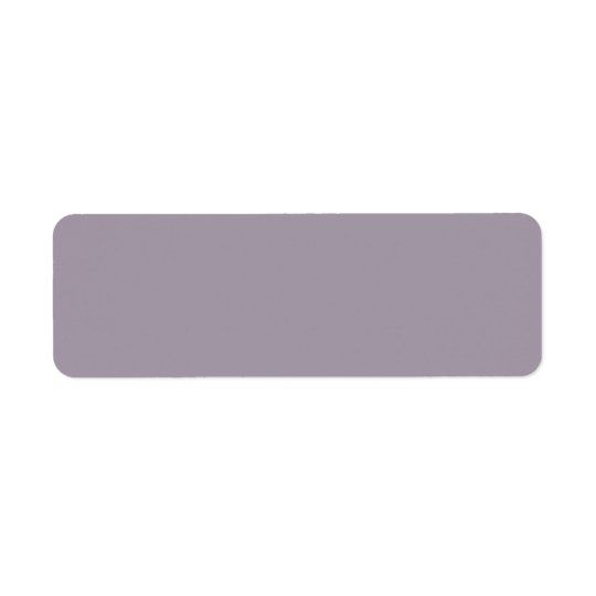Vintage Violet Light Dusty Purple Trend Colour Return Address Label