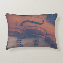 Vintage Violin Pillow