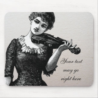 Vintage Violinist Mousepad