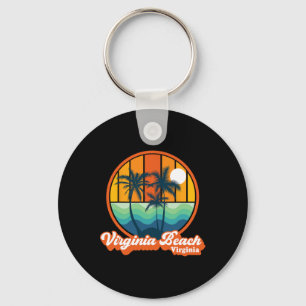 Vintage Virginia Beach Virginia Summer 90s Beach S Key Ring