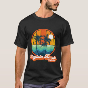 Vintage Virginia Beach Virginia Summer 90s Beach S T-Shirt