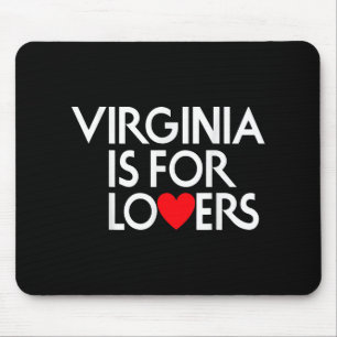 Vintage Virginia Is For The Lovers _1  Mouse Pad