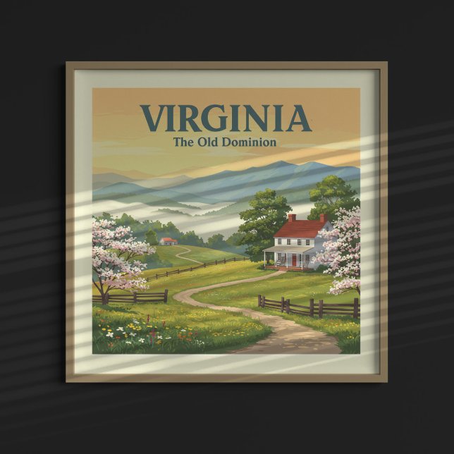 Vintage Virginia Poster (Creator Uploaded)