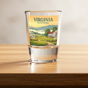 Vintage Virginia Shot Glass